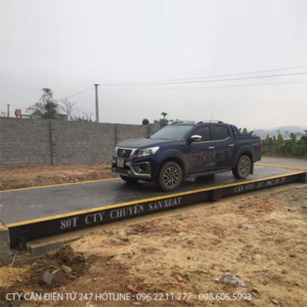 Địa chỉ cung cấp và thi công lắp đặt cân ô tô điện tử 80 tấn uy tín