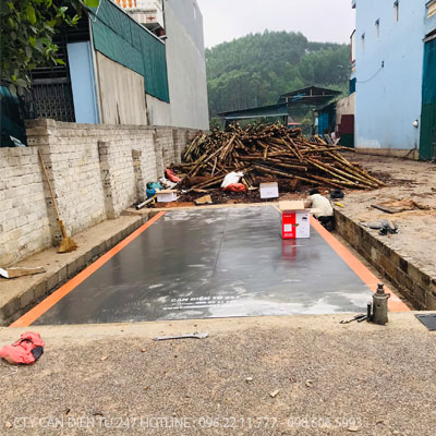 Cân ô tô bàn bê tông 40 tấn dài 6m