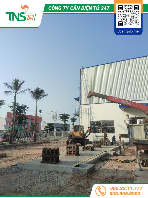 Cân ô tô điện tử 40 tấn dài 12m