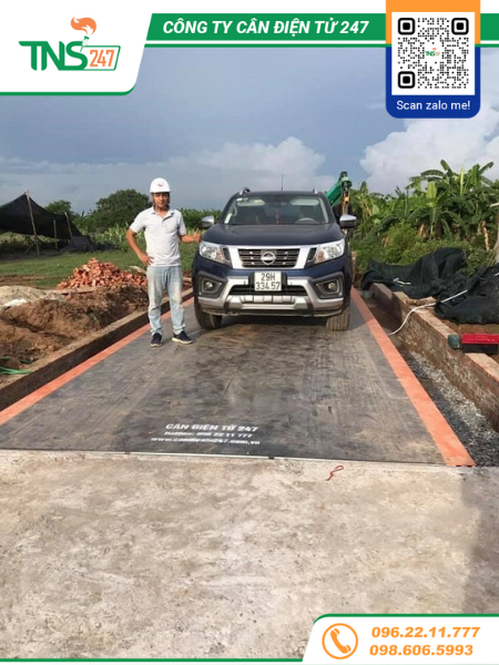 Cân ô tô điện tử 60 tấn dài 9m