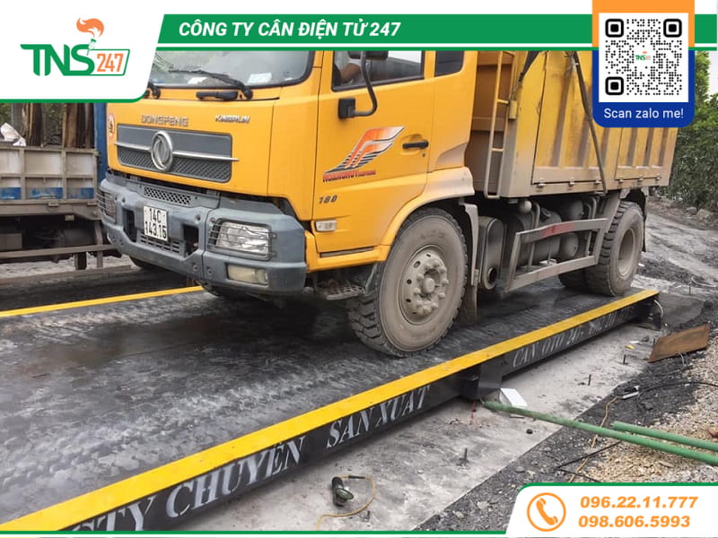 Cân ô tô điện tử 60 tấn dài 8m