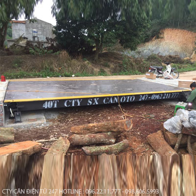 Cân ô tô điện tử 40 tấn dài 5m