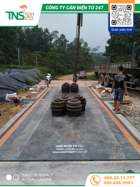 Cân ô tô điện tử 40 tấn dài 10m