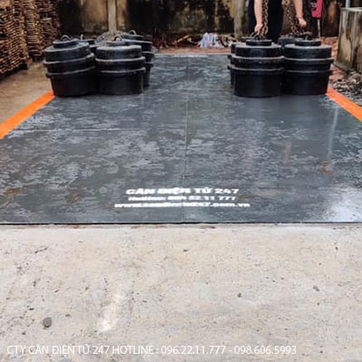 Cân ô tô điện tử 40 tấn dài 8m